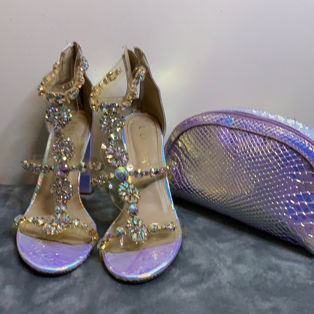 Heels & clutch